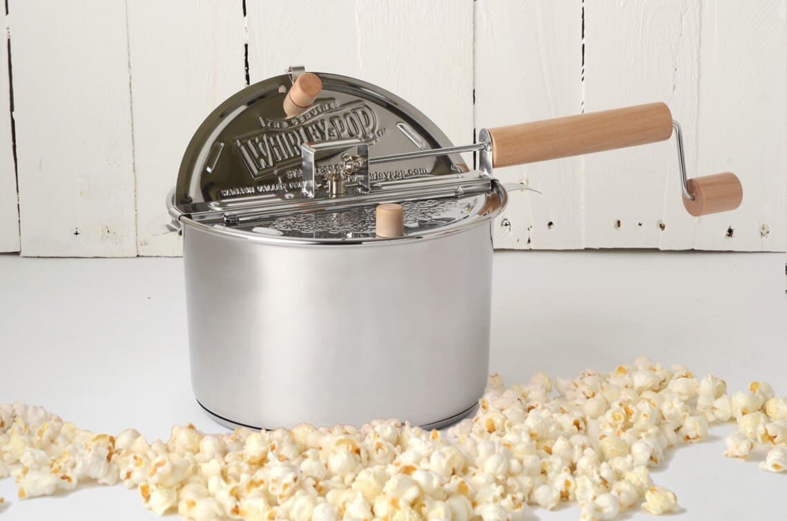 Whirley Pop Shop  Stainless Steel Whirley-Pop Stovetop Popcorn